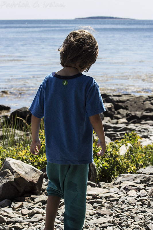 Atom and and the Sea, Seawall, Acadia, Maine