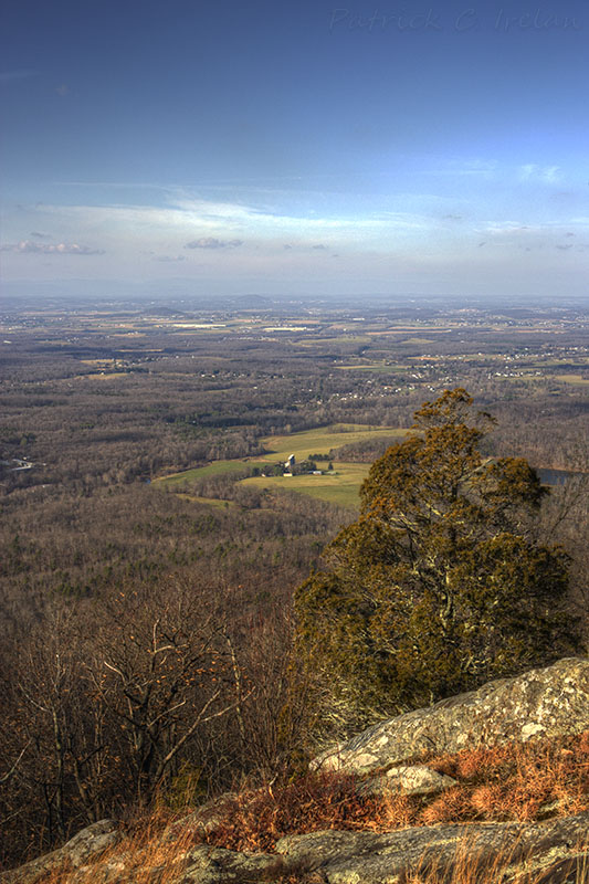 View from Cedar Cliffs 2, Appalachian Trail, Reeds Gap to Rockfish Gap, Near Sherando, Virginia