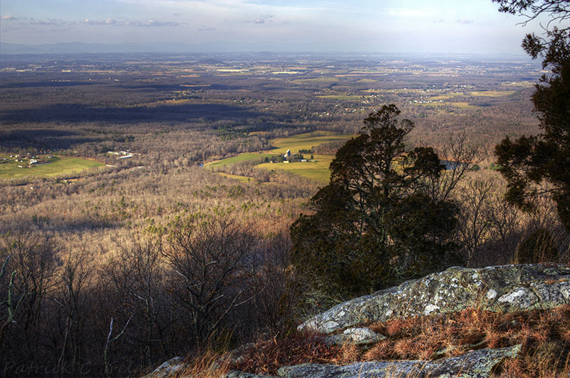 View from Cedar Cliffs, Apalachian Trail, Reeds Gap to Rockfish Gap 2, Sherando, Virginia