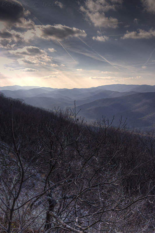 View of the Ridge 2, Appalachian Trail, Reed's Gap to Rockfish Gap, Near Sherando, Virginia