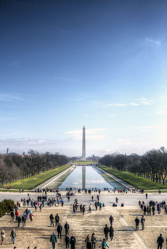 Washington Monument from the Lincoln Memorial, Washington, DC