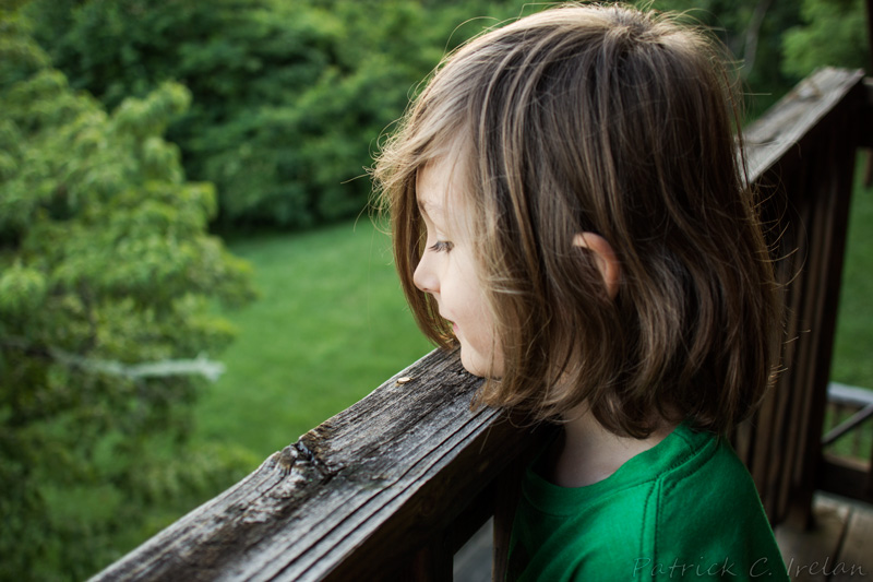 Balcony Boy, Blue Ridge Mountains, Central Virginia