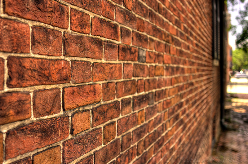 Brick Wall, Old Town Alexandria, Virginia