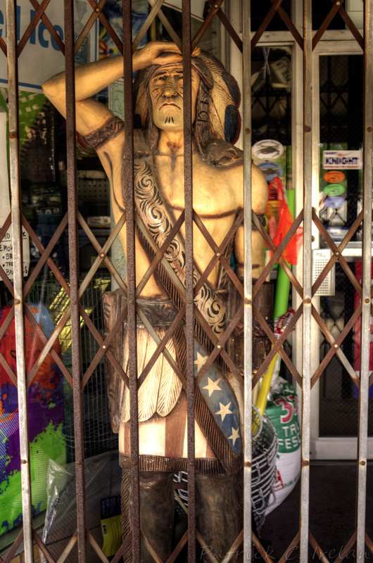 Cigar Store Indian, Cape Charles, Eastern Shore of Virginia