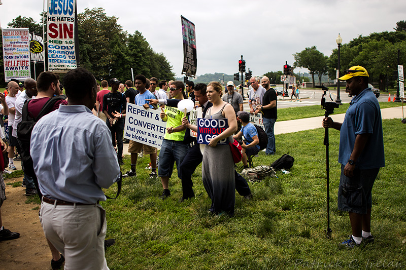 Competing Perspectives, 2016 Reason Rally, Washington, DC