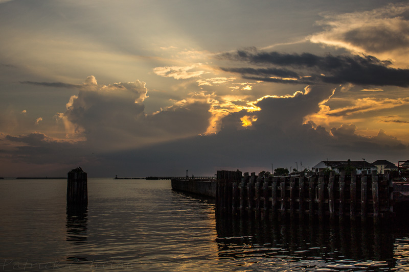 Sunset from the Shanty, Cape Charles, Eastern Shore of Virginia